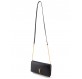 SAINT LAURENT Cassandre Crossbody Handyhülle schwarz Pre-owned Designer Secondhand Luxurylove