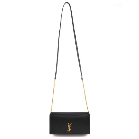 SAINT LAURENT Cassandre crossbody cell phone case - Pre-loved Designer Second Hand | LUXURYLOVE