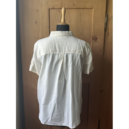  100% linen chip blouse - Pre-loved Designer Second Hand | LUXURYLOVE