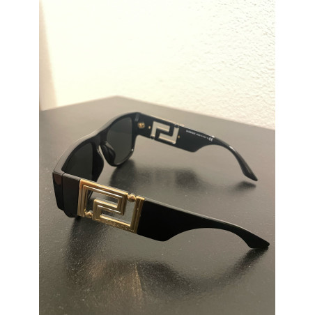 VERSACE Sonnenbrille Greca schwarz Pre-owned Designer Secondhand Luxurylove