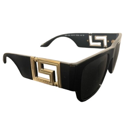 VERSACE Sonnenbrille Greca schwarz Pre-owned Designer Secondhand Luxurylove