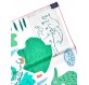 HERMÈS Seidentuch Foulard Carré 90 "La maison des oiseaux parleurs" - NEU