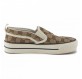 GUCCI Tennis 1977 Slip-On Sneakers GG Supreme beige 37 Pre-owned Designer Secondhand Luxurylove