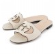 GUCCI GG Sandalen off-white 37.5 Pre-owned Designer Secondhand Luxurylove