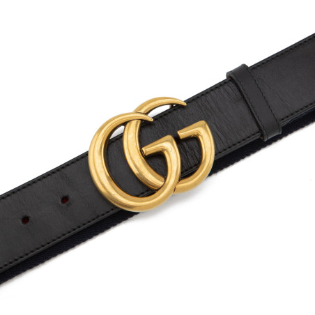 GUCCI GG Gürtel Webstreifen 75 Pre-owned Designer Secondhand Luxurylove