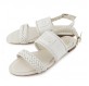 TOD`S Geflochtene Sandalen off-white 37 Pre-owned Designer Secondhand Luxurylove