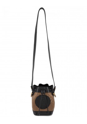 FENDI MonTrésor Mini Bucket Bag schwarz camel braun Pre-owned Designer Secondhand Luxurylove