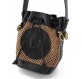 FENDI MonTrésor Mini Bucket Bag schwarz camel braun Pre-owned Designer Secondhand Luxurylove