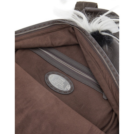 FENDI Monster Rucksack braun Pre-owned Designer Secondhand Luxurylove