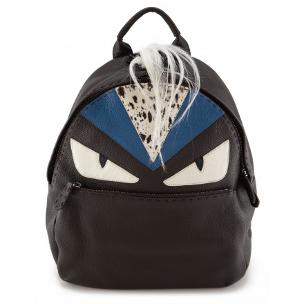 FENDI Monster Rucksack braun Pre-owned Designer Secondhand Luxurylove