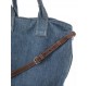 PRADA Denim Tote Bag large blau Pre-owned Designer Secondhand Luxurylove