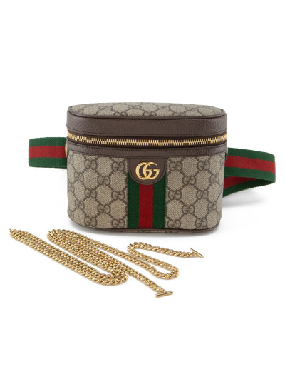 GUCCI Ophidia GG Supreme convertible belt bag / shoulder bag - Pre-loved Designer Second Hand | LUXURYLOVE