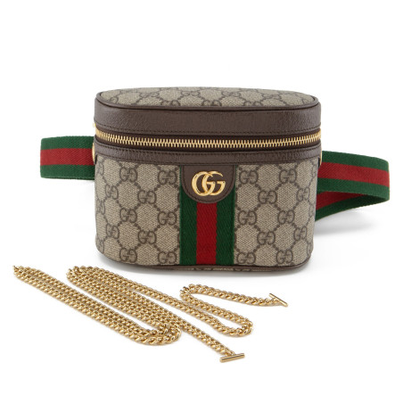 GUCCI Ophidia GG Supreme convertible belt bag / shoulder bag - Pre-loved Designer Second Hand | LUXURYLOVE
