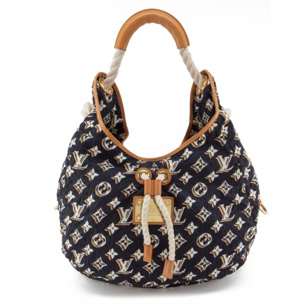 LOUIS VUITTON Bulles MM Tasche navy Canvas Monogram Pre-owned Secondhand Luxurylove Pre-owned Designer Secondhand Luxurylov