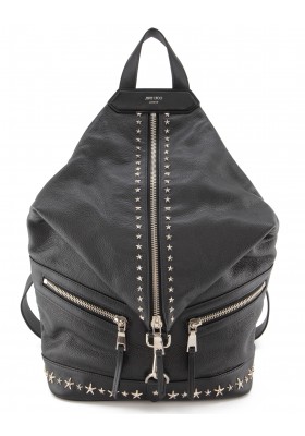 JIMMY CHOO Fitzroy Rucksack Leder schwarz Pre-owned Designer Secondhand Luxurylove