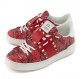 VALENTINO GARAVANI Rockstud Untitled Sneakers Lip Print 37 Pre-owned Designer Secondhand Luxurylove