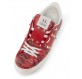 VALENTINO GARAVANI Rockstud Untitled Sneakers Lip Print 37 Pre-owned Designer Secondhand Luxurylove