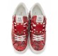 VALENTINO GARAVANI Rockstud Untitled Sneakers Lip Print 37 Pre-owned Designer Secondhand Luxurylove