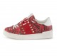 VALENTINO GARAVANI Rockstud Untitled Sneakers Lip Print 37 Pre-owned Designer Secondhand Luxurylove