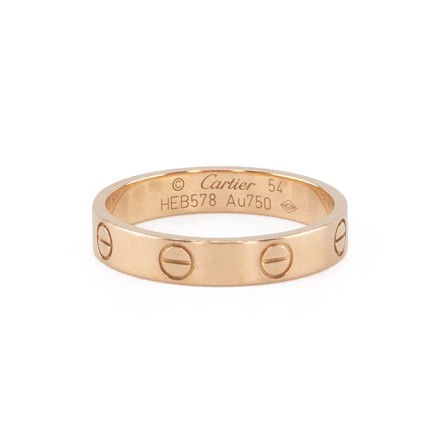 CARTIER Love Alliance Ring 750er Roségold 54 Pre-owned Designer Secondhand Luxurylove