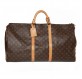 LOUIS VUITTON Keepall 60 Reisetasche Monogram braun Pre-owned Designer Secondhand Luxurylove