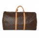 LOUIS VUITTON Keepall 60 Reisetasche Monogram braun Pre-owned Designer Secondhand Luxurylove