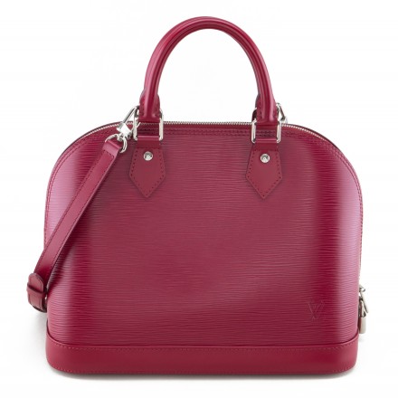 LOUIS VUITTON Alma PM Epi Leder fuchsia Pre-owned Designer Secondhand Luxurylove