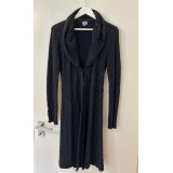 Gorgeous knitted coat in dark blue - NEW
