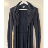 Gorgeous knitted coat in dark blue - NEW