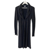 Gorgeous knitted coat in dark blue - NEW