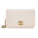 Paris Seoul Flap Bag Chevron