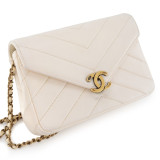 Paris Seoul Flap Bag Chevron
