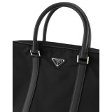 Nylon briefcase with strap