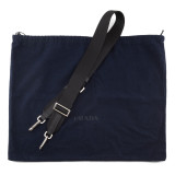 Nylon briefcase with strap