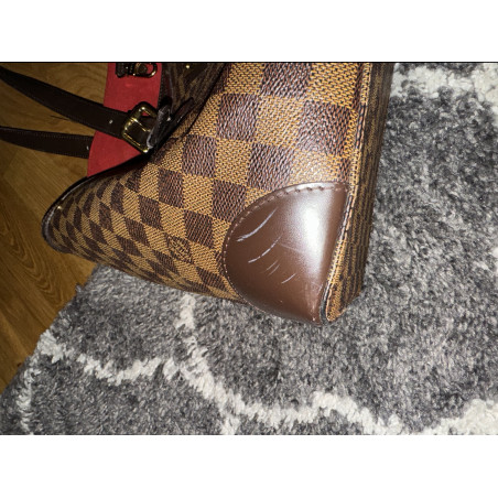 LOUIS VUITTON Hampstead MM Tote Bag Damier Ebene braun Pre-owned Designer Secondhand Luxurylove