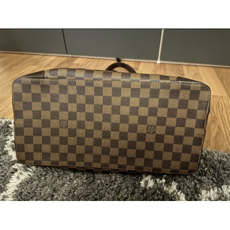 LOUIS VUITTON Hampstead MM Tote Bag Damier Ebene braun Pre-owned Designer Secondhand Luxurylove