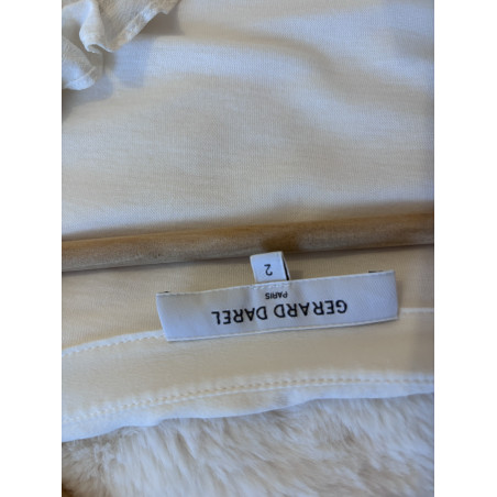 GERARD DAREL Seidenbluse weiss 36 Pre-owned Designer Secondhand Luxurylove