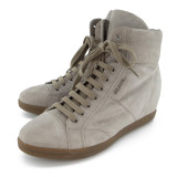 Wedge heel hightop sneakers