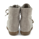 Wedge heel hightop sneakers