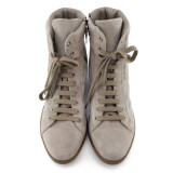 Wedge heel hightop sneakers