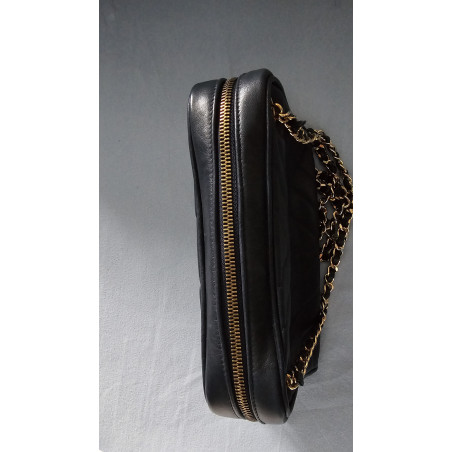 CHANEL Camera Bag Lammleder schwarz Pre-owned Designer Secondhand Luxurylove