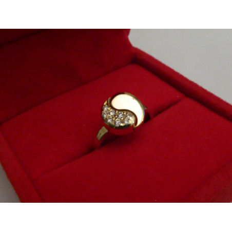 JUWELIER Ring & Yang Ring Gelbgold & Diamanten 51 Pre-owned Designer Secondhand Luxurylove