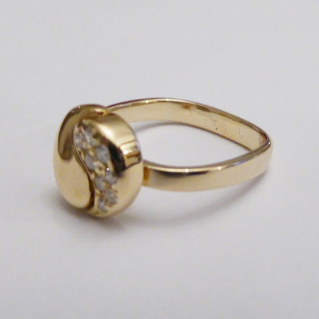 JUWELIER Ring & Yang Ring Gelbgold & Diamanten 51 Pre-owned Designer Secondhand Luxurylove