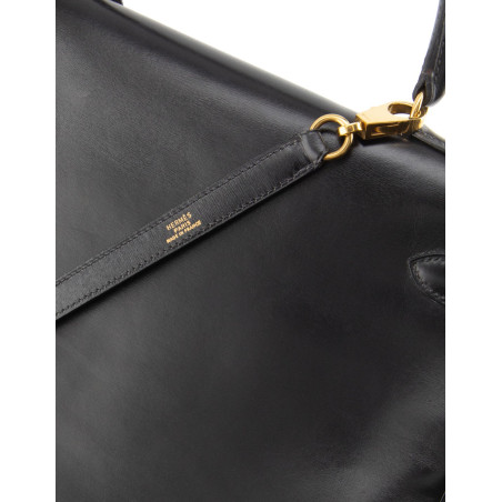 HERMÈS Kelly II Retourne 32 Boxleder schwarz 1992 Pre-owned Designer Secondhand Luxurylove