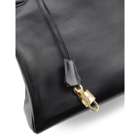 HERMÈS Kelly II Retourne 32 Boxleder schwarz 1992 Pre-owned Designer Secondhand Luxurylove