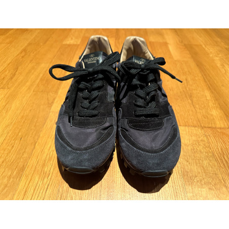 VALENTINO GARAVANI Rockrunner Sneakers schwarz 37.5 Pre-owned Designer Secondhand Luxurylove 