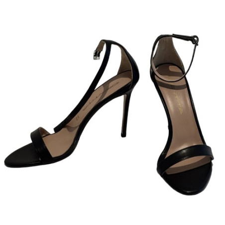 IDENTITA Sandalette schwarz 37 NEU Pre-owned Designer Secondhand Luxurylove