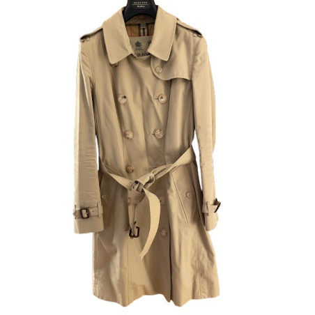 BURBERRY Trenchcoat Chelsea midi beige 38 Pre-owned Designer Secondhand Luxurylove