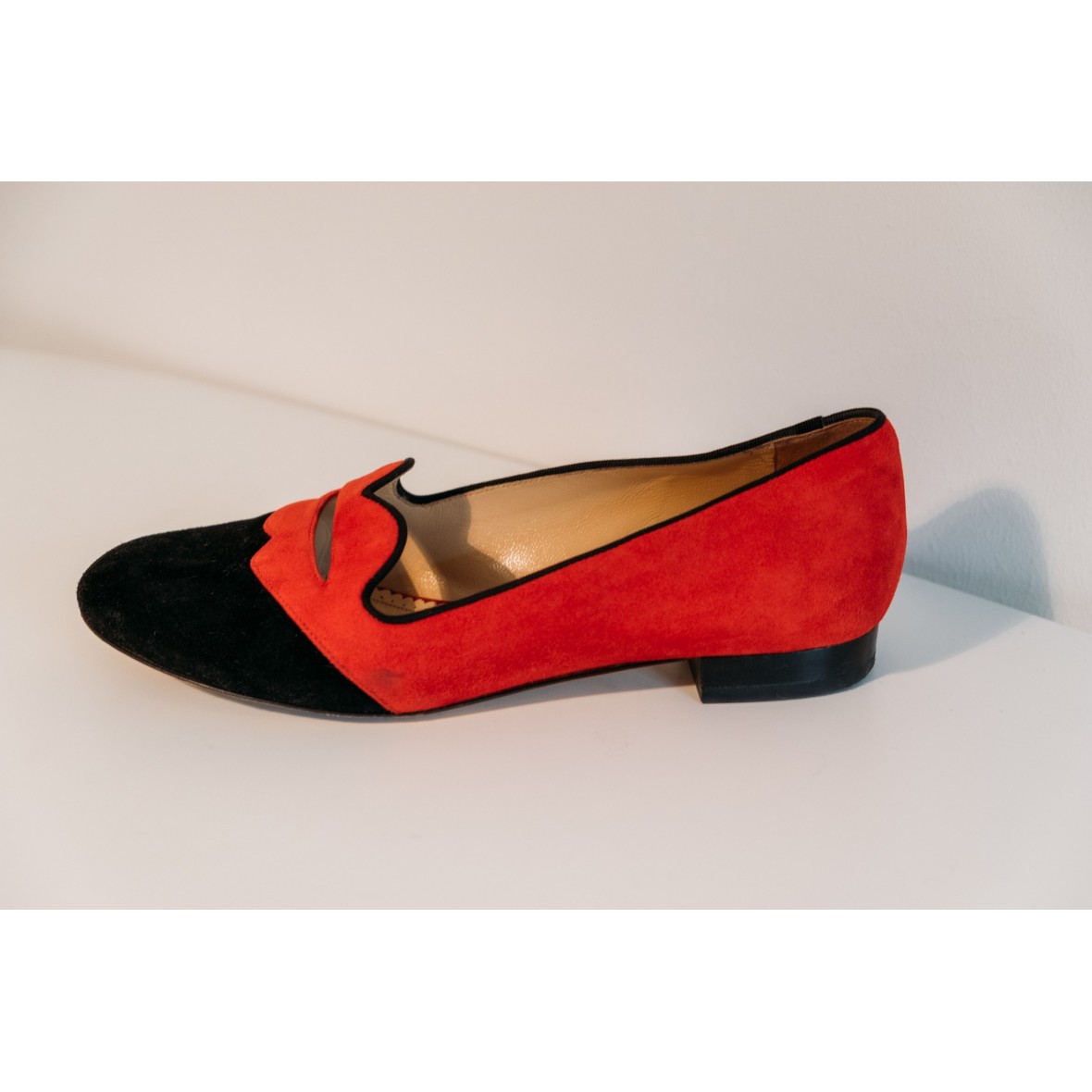 CHARLOTTE OLYMPIA Ballerina Schuhe Bisoux. Secondhand. OUTLET-SALE