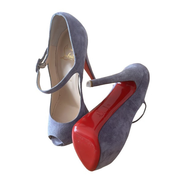 CHRISTIAN LOUBOUTIN Platform Peeptoes - Pre-loved Designer Second Hand | LUXURYLOVE